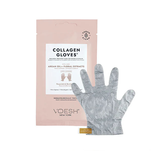Voesh - Collagen Gloves With Argan Oil + Floral Extracts